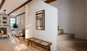 Small Farm House Plans Modern 3 Bedroom with 2 Car Garage Foyer